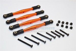 ALUMINIUM 4MM ANTI-THREAD UPPER LINK PARTS GMADE KOMODO - KOM049A-OR-BEBK