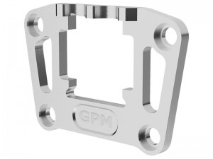 GPM TXMM009 7075 ALLOY REAR BULKHEAD MOUNT STRENGTHEN FOR 1/10 RC TRAXXAS MINI MAXX MONSTER 107154-1 - TXMM009-S