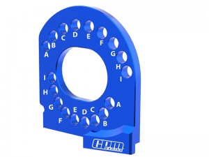 GPM TXMM018 7075 ALLOY MOTOR MOUNT PLATE 10777  FOR TRAXXAS MINI MAXX 107154-1 - TXMM018-B