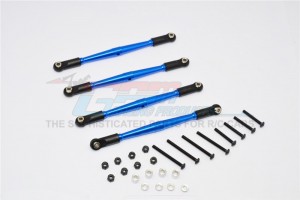 ALUMINIUM 4MM ANTI-THREAD LOWER LINK PARTS  GMADE KOMODO - Blue - KOM049B-B-BEBK