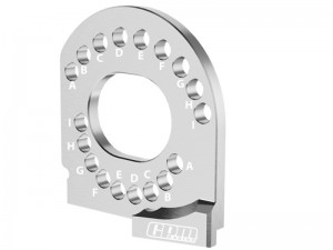 GPM TXMM018 7075 ALLOY MOTOR MOUNT PLATE 10777  FOR TRAXXAS MINI MAXX 107154-1 - SILVER - TXMM018-S