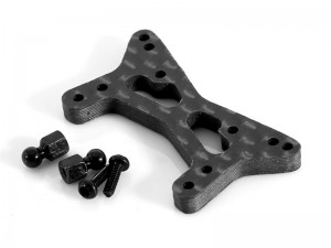 CARBON FIBER FRONT SHOCK TOWER LOS-1981 FOR RC LOSI 1/24 MICRO-B BUGGY - RS-LOS1981/BK