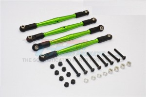 ALUMINIUM 4MM ANTI-THREAD LOWER LINK PARTS  GMADE KOMODO - Green - KOM049B-G-BEBK