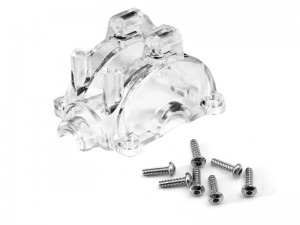 PLASTIC TRANSPARENT FRONT / REAR GEAR HOUSING 51527 FOR 1/10 TAMIYA TT-02 TT-02B RC CAR - RS-TA51527