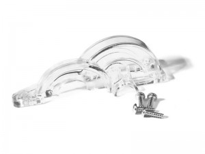 PLASTIC TRANSPARENT CENTER GEAR COVER 51530 FOR 1/10 TAMIYA TT-02 RC CAR - RS-TA51530