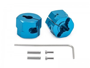 9mm ALUMINUM CLAMP TYPRE WHEEL HUB - 54610 FOR TAMIYA G6-01 WR-02 GF-01 RC TRUCK - RS-TA54610