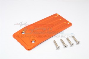 GPM TXM331F ALUMINIUM FRONT SKID PLATE TRAXXAS XMAXX - Orange - TXM331F-OR