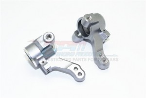 GPM GT021 ALUMINUM FRONT KNUCKLE ARM  TRAXXAS 1/10 4WD FORD GT4-TEC 2.0 / 4-TEC 3.0 - 93054-4 - Gun Silver - GT021-GS