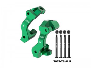 GPM TXMM019 7075 ALLOY FRONT CASTER BLOCKS 10732 FOR TRAXXAS MINI MAXX / MINI XRT / MINI SLASH - GREEN - TXMM019-G