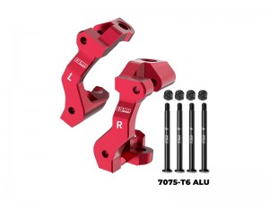 GPM TXMM019 7075 ALLOY FRONT CASTER BLOCKS 10732 FOR TRAXXAS MINI MAXX / MINI XRT / MINI SLASH - RED - TXMM019-R