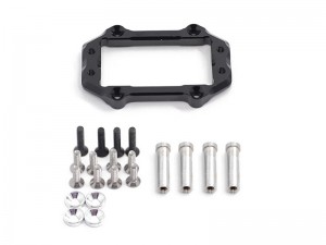 ALUMINUM SERVO MOUNT AR320430 FOR ARRMA 1/7 BIG ROCK FIRETEAM MOJAVE 1/8 KRATON OUTCAST TYPHON 6S BLX - BLACK - RS-AR320430/BK