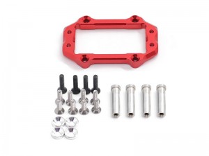 ALUMINUM SERVO MOUNT AR320430 FOR ARRMA 1/7 BIG ROCK FIRETEAM MOJAVE 1/8 KRATON OUTCAST TYPHON 6S BLX - RED - RS-AR320430/RE