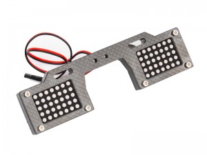 CARBON FIBER REAR LED SPOTLIGHT SET ARA320492 FOR ARRMA 1/5 KRATON OUTCAST 8S BLX - RS-ARA320492/LED