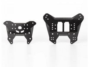 CARBON FIBER FRONT & REAR SHOCK TOWER ARA320611 ARA320612 FOR ARRMA 1/7 MOJAVE 6S EXB - RS-ARA32061112