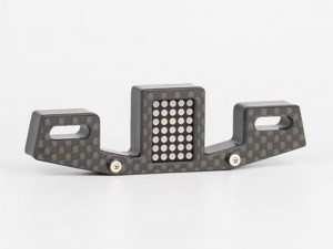 CARBON FIBER REAR WING LED SPOTLIGHT AR320379 FOR ARRMA 1/8 TALION TYPHON BUGGY KRATON 6S BLX - TYPE A - RS-AR320379A/LED