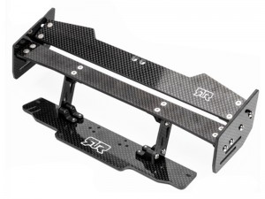 CARBON FIBER REAR WING MOUNT TYPE B ARA40041 FOR ARRMA 1/7 FELONY INFRACTION 6S BLX RC TRUCK ARA7617V2 - RS-ARA40041B/BK