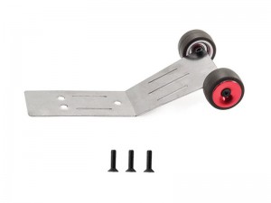 ALUMINUM STAINLESS STEEL WHEELIE BAR 10737 FOR TRAXXAS MINI MAXX MONSTER TRUCK 107154-1 - RED - RS-TRX10737/RE