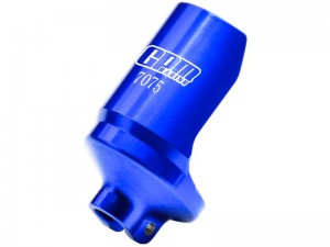 GPM MX112/BP 7075 ALLOY SHOCK TRAVEL LIMITER SPACER FOR LOSI 1/4 PROMOTO-MX / PROMOTO-SM MOTORCYCLE - BLUE - MX112/BP-B