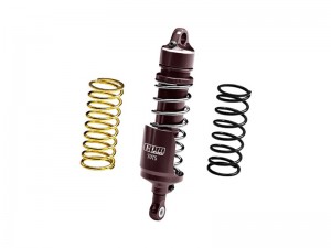 GPM MX112 7075 ALLOY REAR SHOCK ABSORBERS LOS263007 FOR RC LOSI 1/4 PROMOTO MX / SM MOTORCYCLE - TITANIUM - MX112-TIT