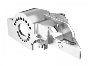 GPM TXMM018B 7075 ALLOY INTEGRATED MOTOR BASE ORIGINAL 10777 FOR TRAXXAS MINI MAXX MONSTER TRUCK 107154-1 - SILVER - TXMM018B-S