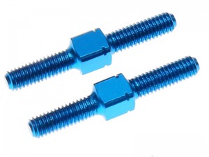 ALUMINUM M3 X 23mm TURNBUCKLE SHAFT 54248 FOR UNVERSIAL TAMIYA 1/10 XV-02 TT-02 M-06 CAR - RS-TA54248