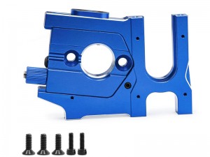 ALUMINUM ADJUSTABLE QUICK CHANGE SLIDING MOTOR MOUNT ARA320647 ARA320648 FOR ARRMA FELONY MOJAVE INFRACTION LIMITLESS 1/8 KRATON TYPHON 6S BLX - BLUE - RS-ARA320647A/BU