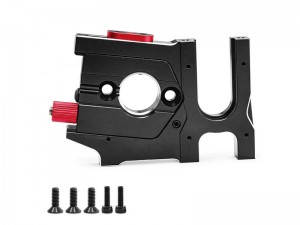 ALUMINUM ADJUSTABLE QUICK CHANGE SLIDING MOTOR MOUNT ARA320647 ARA320648 FOR ARRMA FELONY MOJAVE INFRACTION LIMITLESS 1/8 KRATON TYPHON 6S BLX - BLACK - RS-ARA320647A/BK