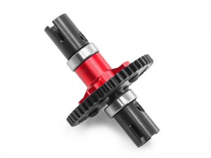 ALUMINUM CENTER SPOOL GEAR SET - 46T ARA310959 FOR ARRMA 1/7 MOJAVE 1/8 KRATON OUTCAST TALION TYPHON 6S BLX - RED - RS-ARA31095946T/RE