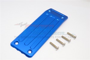 GPM TXM331R ALUMINIUM REAR SKID PLATE TRAXXAS XMAXX - Blue - TXM331R-B