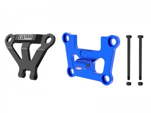 GPM TXMM08331 7075 FRONT BULKHEAD MOUNT STRENGTHEN & FRONT BUMPER SUPPORT MOUNT FOR TRAXXAS MINI MAXX MONSTER - BLUE - TXMM08331-B
