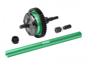 GPM TXMM4712 CARBON STEEL 7075 ALLOY CENTER COMPLETE DIFFERENTIAL FOR TRAXXAS MINI MAXX 107154-1 - GREEN - TXMM4712-G