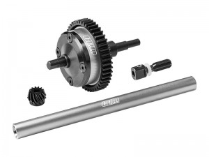 GPM TXMM4712 CARBON STEEL 7075 ALLOY CENTER COMPLETE DIFFERENTIAL FOR TRAXXAS MINI MAXX 107154-1 - SILVER - TXMM4712-S