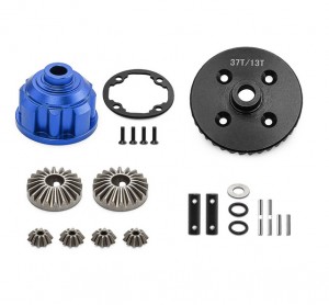 COMPLETED FRONT / REAR 13T / 37T DIFFERENTIAL KIT 8981 8982 8978 FOR TRAXXAS 1/8 MAXX SLASH 1/10 MAXX WIDE MAXX 2.0 MONSTER - RS-TRX8981/BU