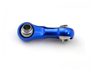 ALUMINUM ALLOY STEERING DRAG LINK ARA340201 FOR ARRMA 1/18 GRANITE 1/14 TYPHON GROM - RS-ARA340201/BU