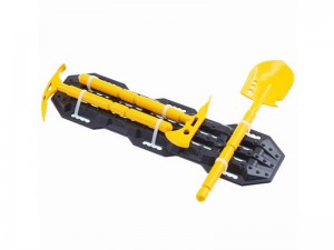CRAWLER ACCESSORIES SHOVEL HAND TOOLS W. ESCAPE BOARD FOR 1/10 RC TRAXXAS TRX-4 AXIAL SCX-10 CRAWLER - RS-CA04/BKYE