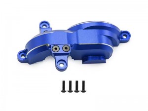ALUMINUM GEAR COVER 8323 FOR TRAXXAS 1/10 4TEC 2.0 3.0 DIRFT CAR - BLUE - TRX-8323/BU