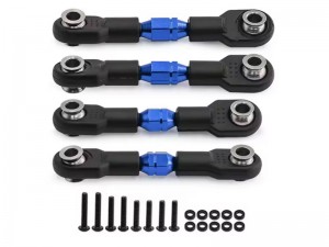 ALUMINUM TIE ROD SET 8348 FOR 1/10 TRAXXAS 4TEC DRIFT FORD MUSTANG CAR 105237-4 - BLUE - TRX-8348/BU