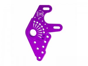 3RACING SAK-D6810 ALUMINUM MOTOR MOUNT HEATSINK FOR 1/10 SAKURA D6 S SPORT AUPER DRIFT CAR - PURPLE - SAK-D6810/PU