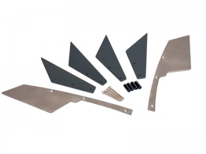 METAL REAR INFILL AERO PLATES WINGLETS BITTYDESIGN ARES-1 BODY ARA320518 FOR ARRMA RC 1/7 LIMITLESS 6S F1 V2 CAR ARA7116V2 - RS-ARA320518-C