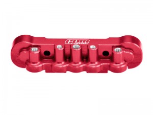 GPM MKV6008 7075 ALLOY FRONT LOWER SUSPENSION MOUNT ARA320808 FOR ARRMA 1/8 KRATON 6S EXB / KRATON 6S V6 / 1/7 FIRETEAM 6S - RED - MKV6008-R