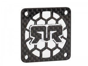 MOTOR HEATSINK CARBON FIBER PROTECTION PLATE 30 X 30 X 2mm - TYPE B - RS-3030B/BK