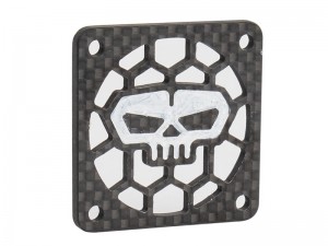 MOTOR HEATSINK CARBON FIBER PROTECTION PLATE 40 X 40 X 2mm - TYPE C - RS-4040C/BK