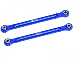 GPM TJ162 7075 ALLOY FRONT STEERING TOE LINKS 9027 - 98mm FOR TRAXXAS 1/8 JATO 4X4 VXL BUGGY 90386-4 90154-4 - BLUE - TJ162-B
