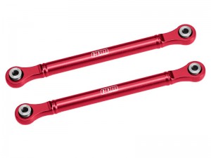 GPM TJ162 7075 ALLOY FRONT STEERING TOE LINKS 9027 - 98mm FOR TRAXXAS 1/8 JATO 4X4 VXL BUGGY 90386-4 90154-4 - RED - TJ162-R