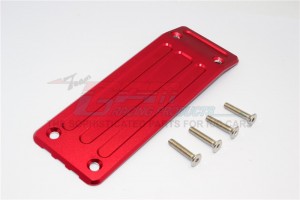 GPM TXM331R ALUMINIUM REAR SKID PLATE TRAXXAS XMAXX - Red - TXM331R-R
