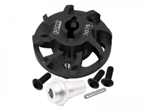 GPM SLA035LCGN 7075 ALLOY SPUR GEAR ADAPTER 5556 FOR TRAXXAS 1/10 SLASH 4X4 LCG / Rustler / Stampede / Bandit VXL / Ford F-150 / Jato 3.3 / Ford Fiest ... - SLA035LCGN-BK