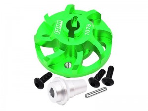 GPM SLA035LCGN 7075 ALLOY SPUR GEAR ADAPTER 5556 FOR TRAXXAS 1/10 SLASH 4X4 LCG / Rustler / Stampede / Bandit VXL / Ford F-150 / Jato 3.3 / Ford Fiesta ST Rally - GREEN - SLA035LCGN-G