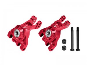 GPM TJ022 7075 ALLOY REAR STUB AXLE CARRIERS 9050 FOR TRAXXAS 1/8 JATO 4X4 VXL / 1/10 BIGFOOT 4X4 / FORD F-150 RAPTOR R / Rustler 4X4 VXL / Slash 4X4 VXL / Stampede 4X4 VXL / Ford Fiesta ST Rally - RED - TJ022-R