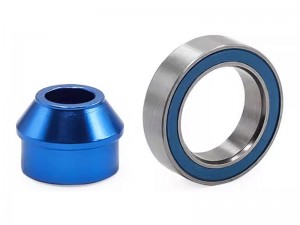 ALUMINUM BALL BEARING ADAPTER 6893X FOR TRAXXAS 1/10 RUSTLER SLASH RAPTOR R STAMPEDE - RS-TRX6893X/BU