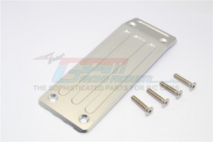 GPM TXM331R ALUMINIUM REAR SKID PLATE TRAXXAS XMAXX - Silver - TXM331R-S